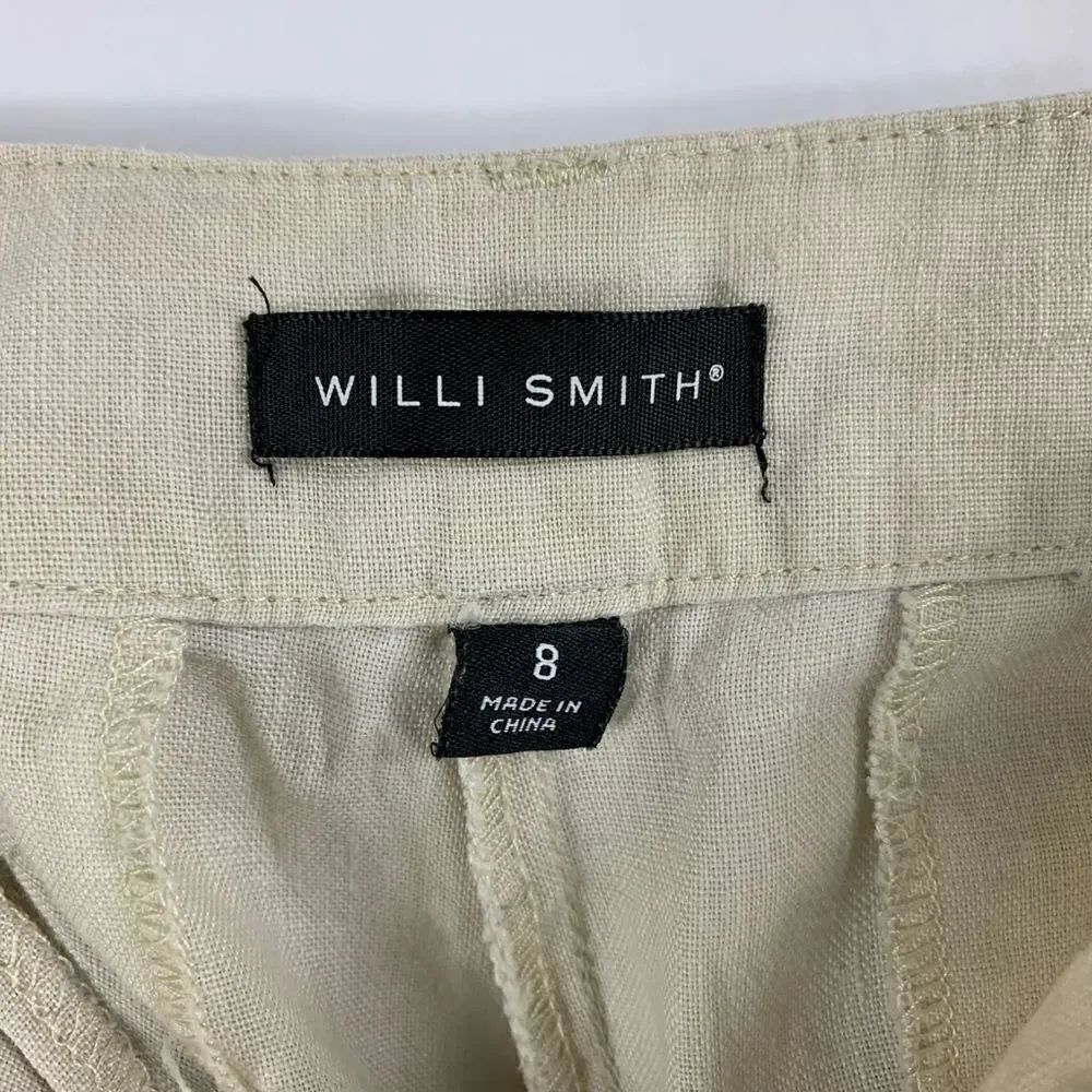 Willi Smith Women's Khaki Wide Leg Pants size 8 - Picture 4 of 6